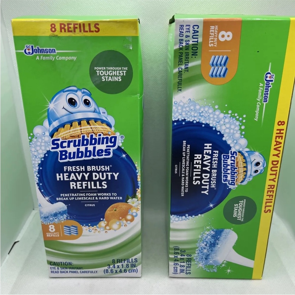 Scrubbing Bubbles (16) Fresh Brush Refills toilet cleaning system NEW Heavy Duty